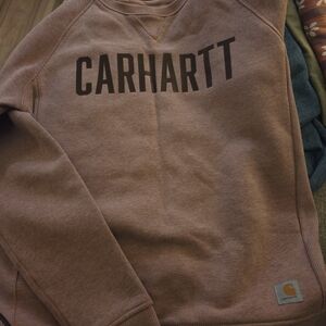 Carhartt Women's Brown Crewneck Sweater